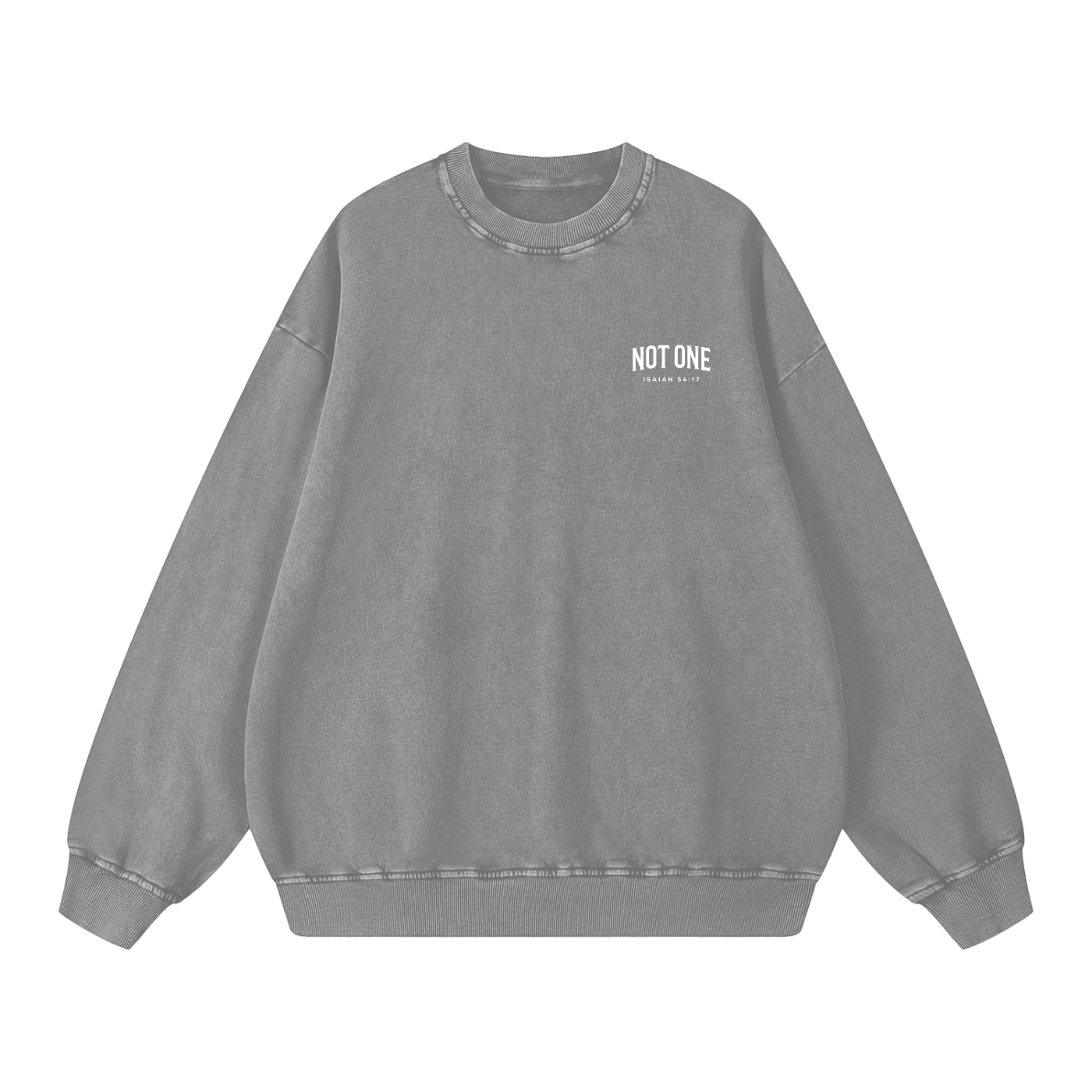 Snow Washed Oversized Sweatshirt - Son Of God