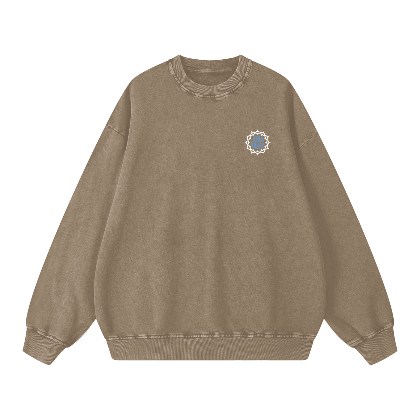 Snow Washed Oversized Sweatshirt - Son Of God