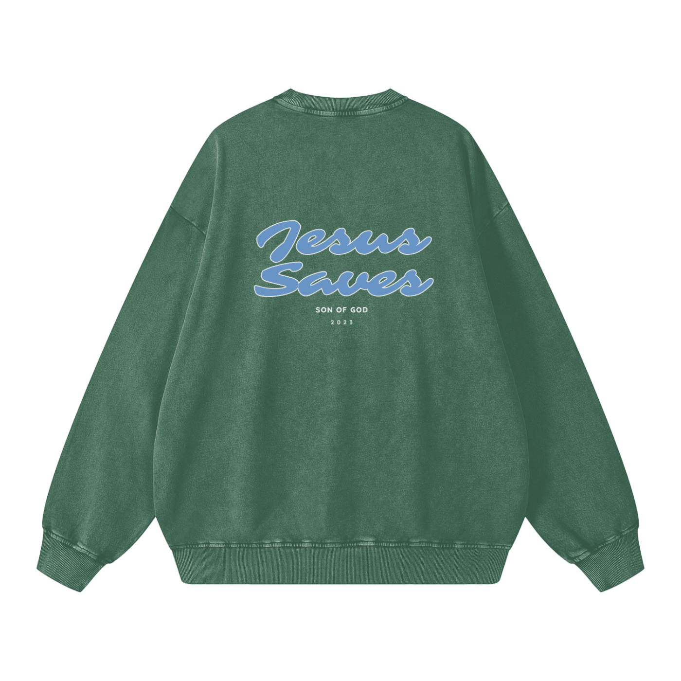 Snow Washed Oversized Sweatshirt - Son Of God