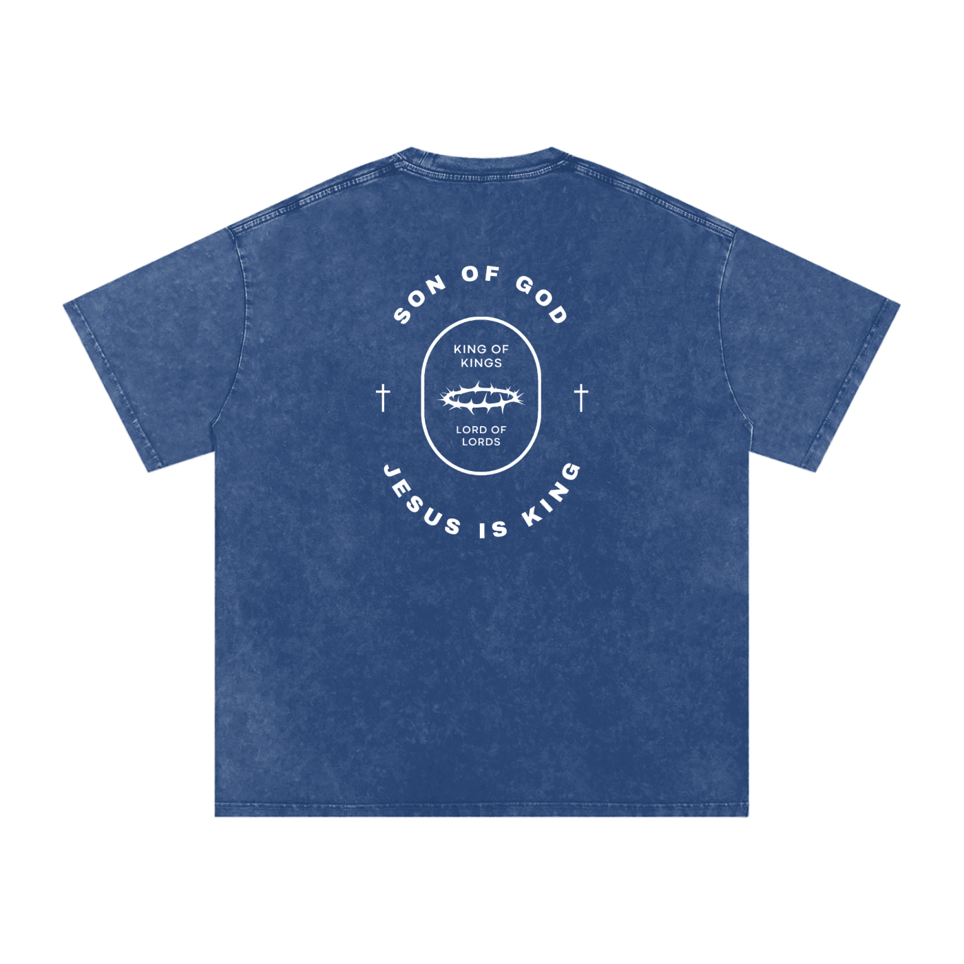 Snow Washed Oversized Tee [Crown of Thorns] - Son Of God