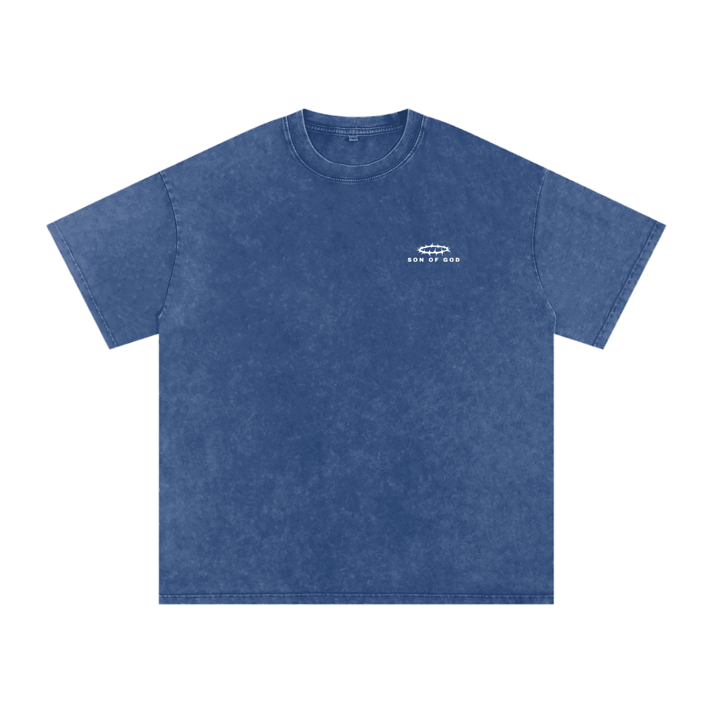 Snow Washed Oversized Tee [Crown of Thorns] - Son Of God