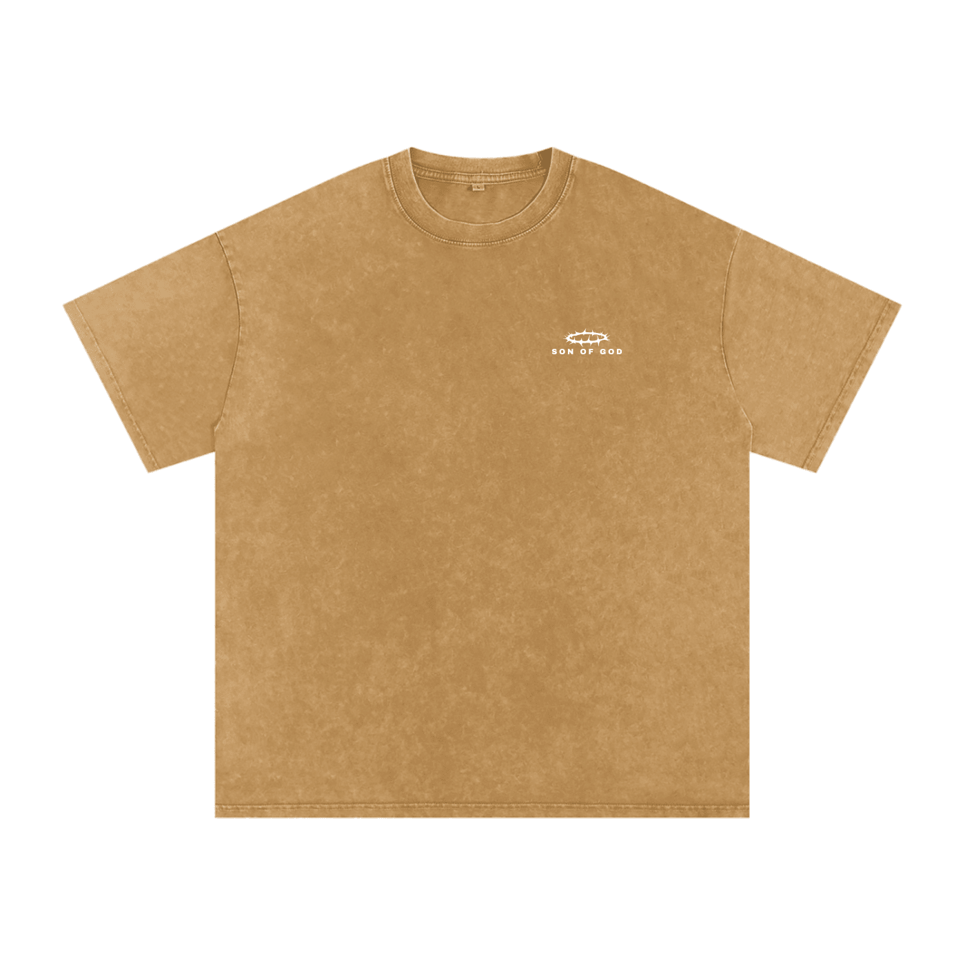 Snow Washed Oversized Tee [Crown of Thorns] - Son Of God