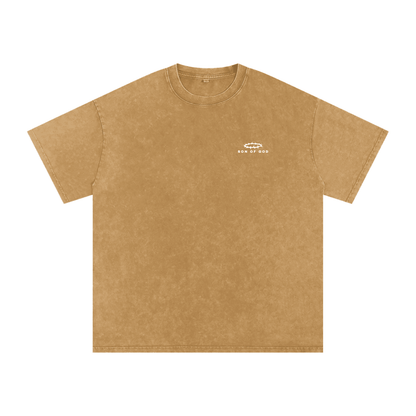 Snow Washed Oversized Tee [Crown of Thorns] - Son Of God