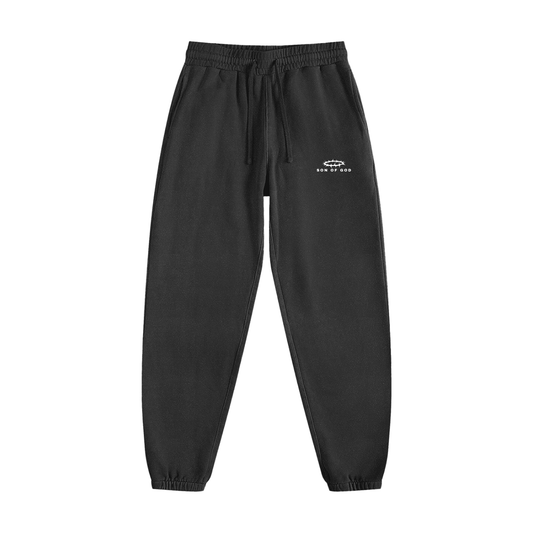 Vintage Washed Cotton Sweatpants - Son Of God