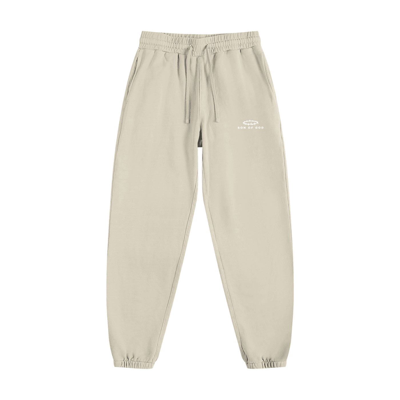 Vintage Washed Cotton Sweatpants - Son Of God