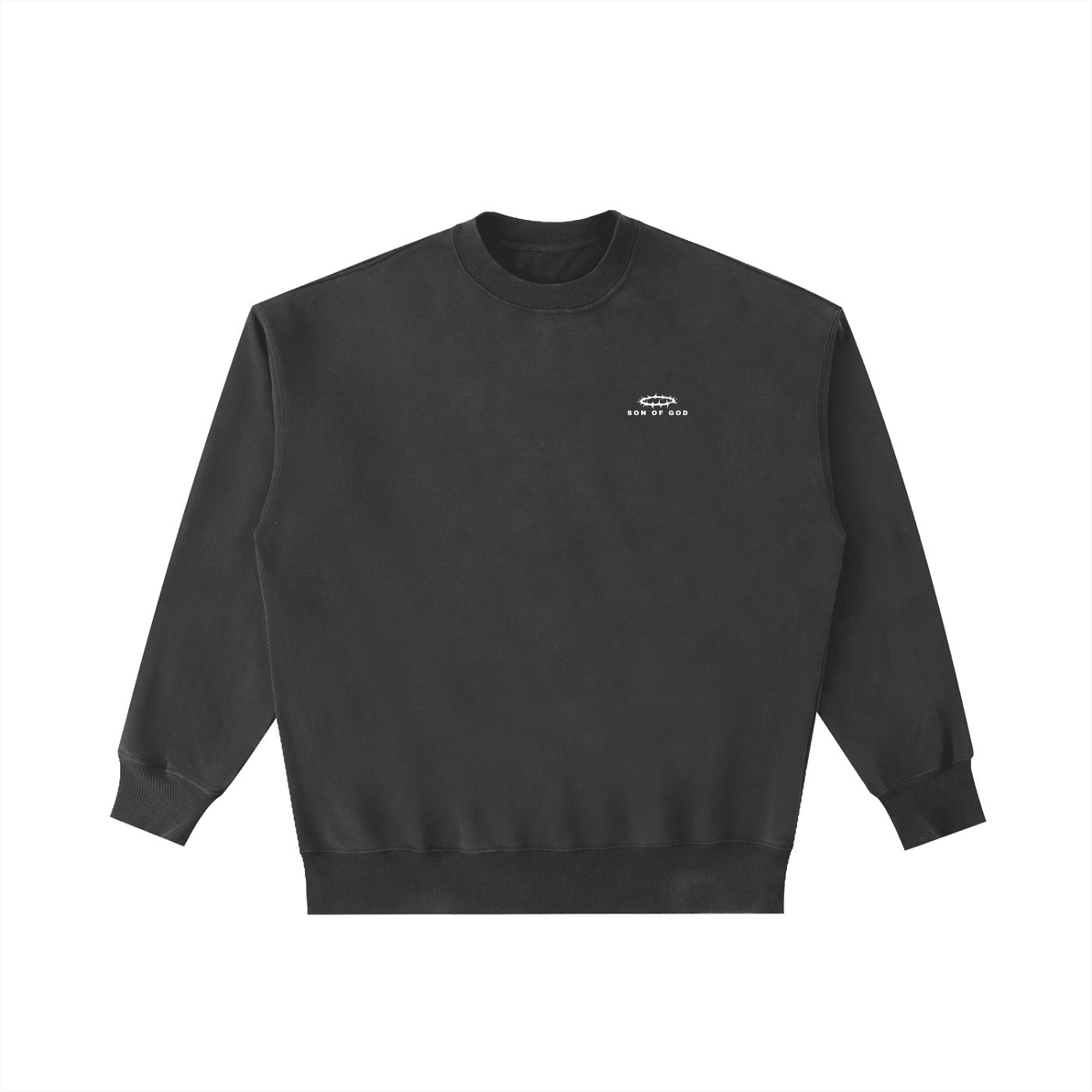 Vintage Washed Heavyweight Crewneck Sweatshirt - Son Of God