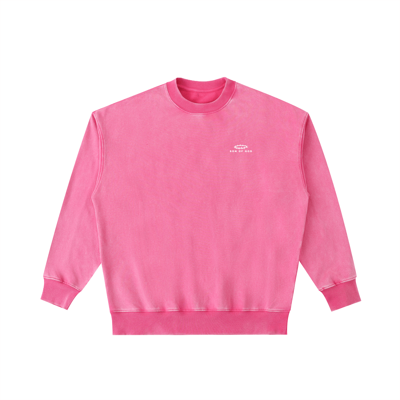 Vintage Washed Heavyweight Crewneck Sweatshirt - Son Of God