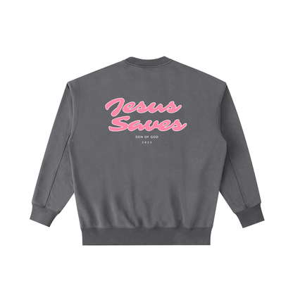 Vintage Washed Heavyweight Crewneck Sweatshirt - Son Of God