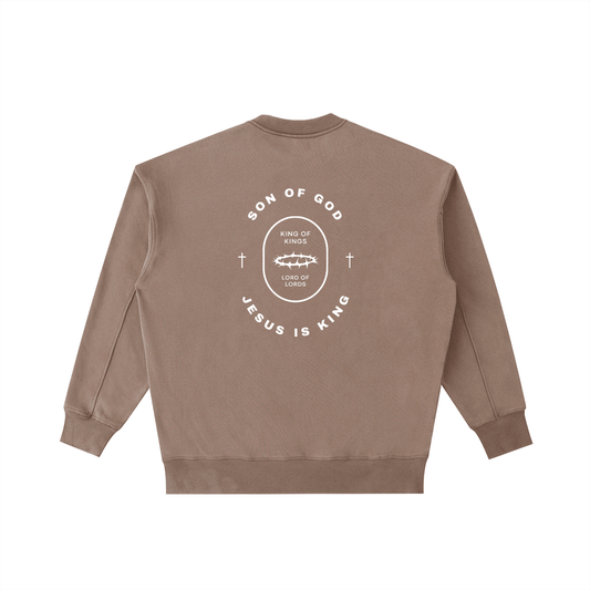 Vintage Washed Heavyweight Crewneck Sweatshirt - Son Of God