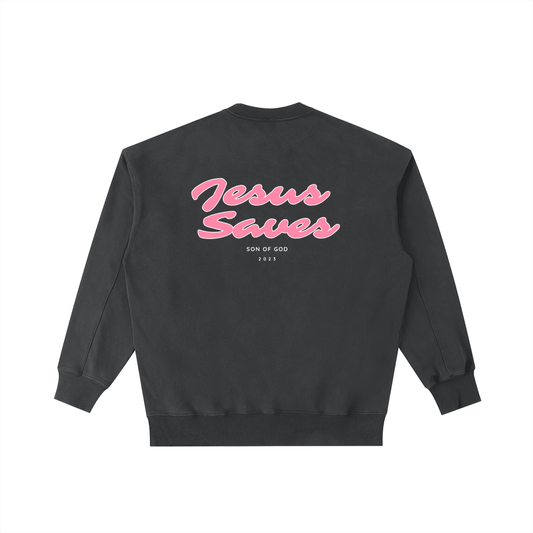 Vintage Washed Heavyweight Crewneck Sweatshirt - Son Of God