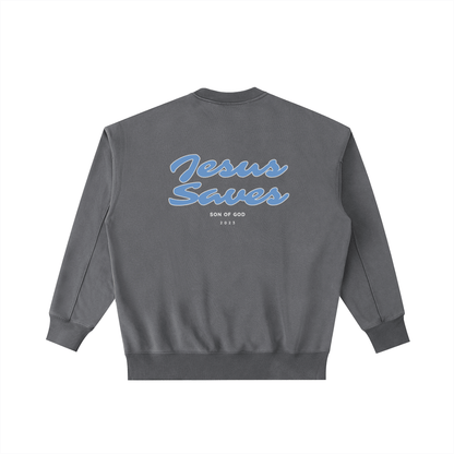 Vintage Washed Heavyweight Crewneck Sweatshirt - Son Of God