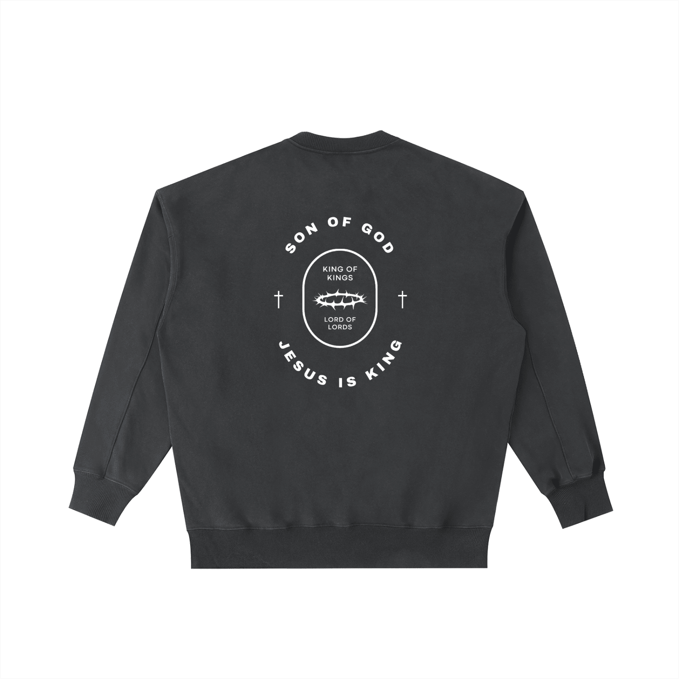 Vintage Washed Heavyweight Crewneck Sweatshirt - Son Of God
